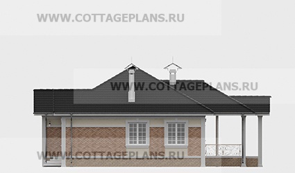 Фасады проект дома 27-21 общ. площадь 134,75 м2