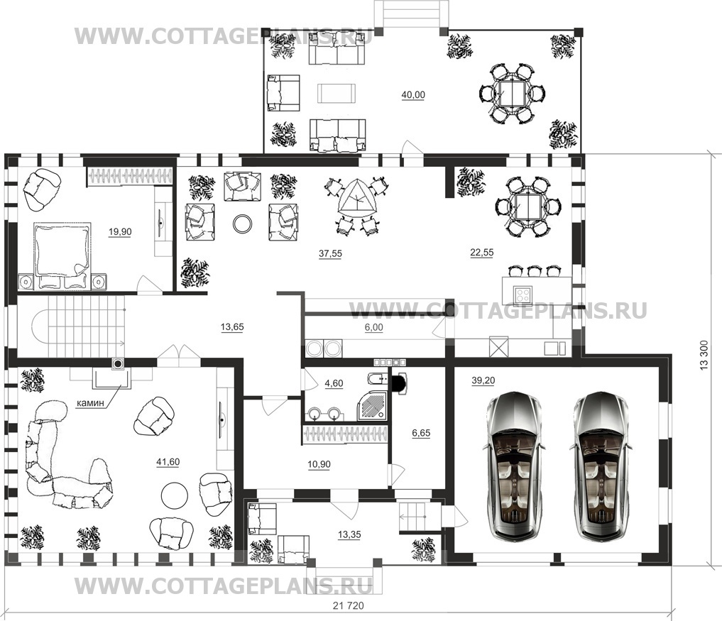 Поэтажные планы проект дома 21-41 общ. площадь 328,80 м2