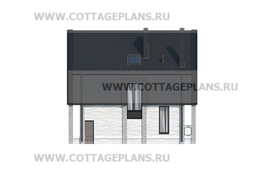 Фасады проект дома 204-83 общ. площадь 128,90 м2