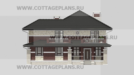 Фасады проект дома 76-91 общ. площадь 368,90 м2