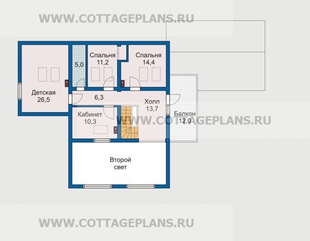 Поэтажные планы проект дома 10-10 общ. площадь 261,5м2