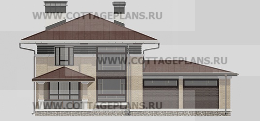 Фасады проект дома 206-60 общ. площадь 137,95м2