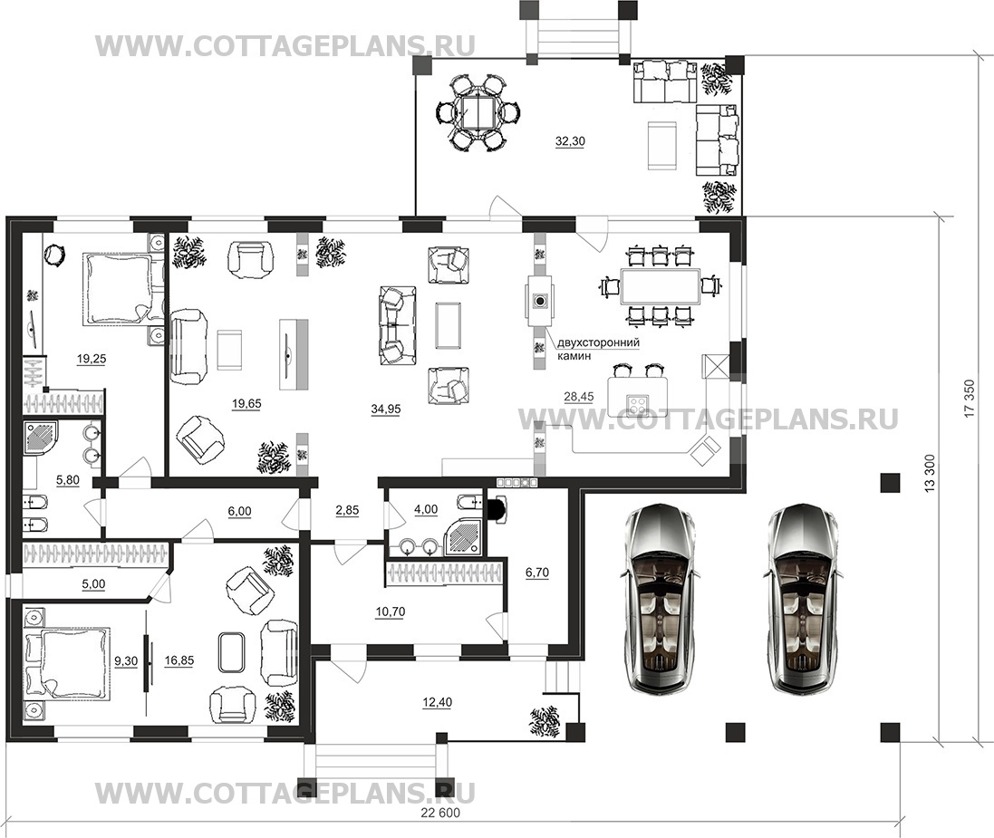 Поэтажные планы проект дома 90-57 общ. площадь 164,50м2