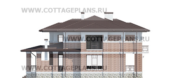 Фасады проект дома 200-28 общ. площадь 282,30 м2