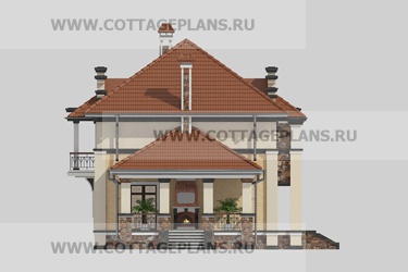 Фасады проект дома 71-62 общ. площадь 308,90 м2