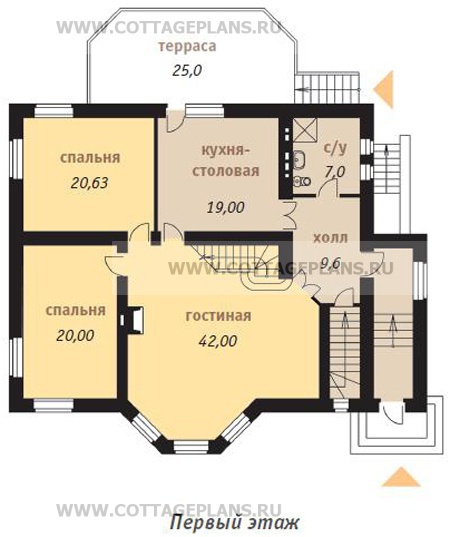 Поэтажные планы проект дома 34-86 общ. площадь 361,8м2