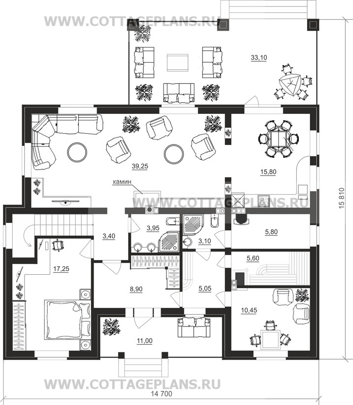 Поэтажные планы проект дома 13-03 общ. площадь 198,60 м2
