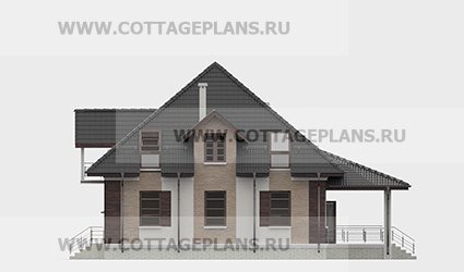 Фасады проект дома 95-74 общ. площадь 218,50 м2