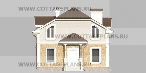 Фасады проект дома 108-17 общ. площадь 174,45 м2