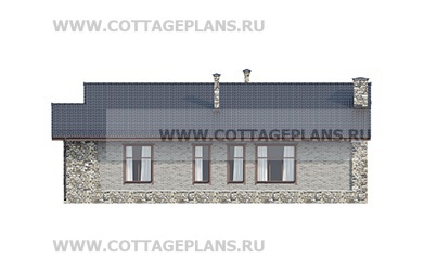 Фасады проект дома 700-63 общ. площадь 94,40 м2