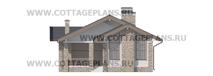 Фасады проект дома 700-27 общ. площадь 119,20 м2