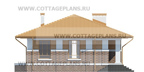 Фасады проект дома 27-44 общ. площадь 81,30 м2