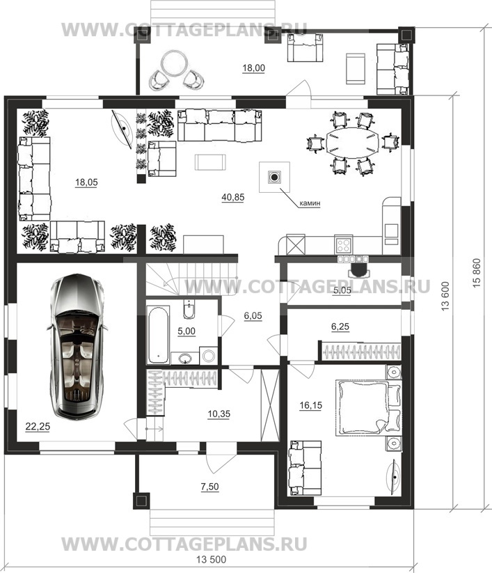 Поэтажные планы проект дома 14-04 общ. площадь 176,60 м2