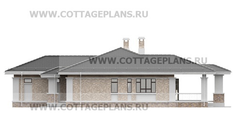 Фасады проект дома 902-66 общ. площадь 240,30 м2