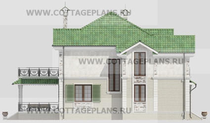 Фасады проект дома 14-05 общ. площадь 202,45 м2