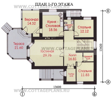 Поэтажные планы проект дома 47-75 общ. площадь 433,3 м2