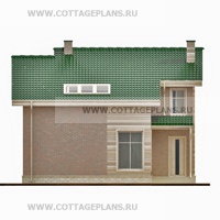 Фасады проект дома 14-35 общ. площадь 135,78 м2