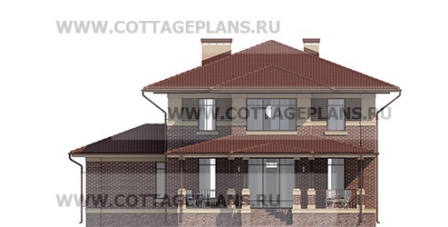 Фасады проект дома 77-03 общ. площадь 161,10 м2