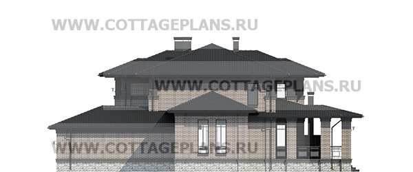Фасады проект дома 200-40 общ. площадь 403,55 м2
