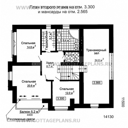 Поэтажные планы проект дома 82-70 общ. площадь 221,2 м2