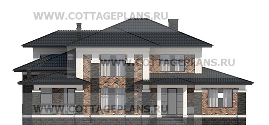 Фасады проект дома 203-69 общ. площадь 446,7 м2