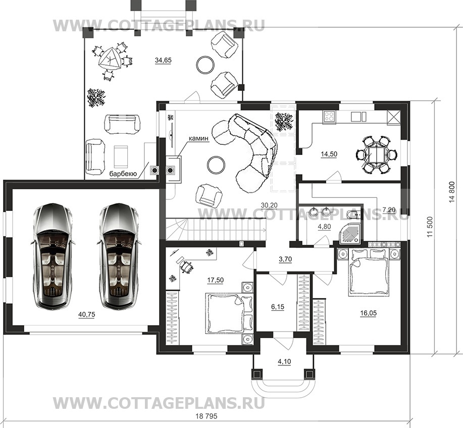 Поэтажные планы проект дома 28-17 общ. площадь 242,85 м2