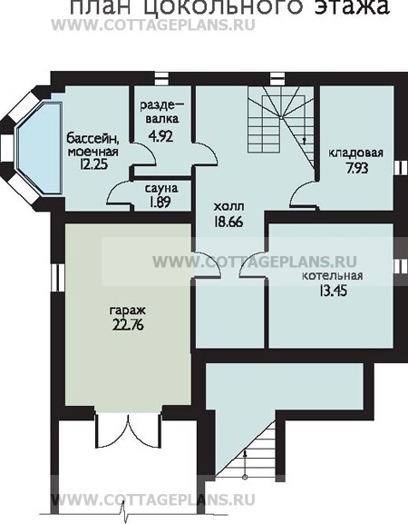 Поэтажные планы проект дома 52-86 общ. площадь 357,09м2