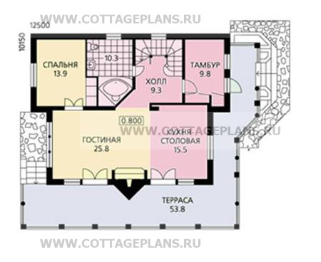 Поэтажные планы проект дома 10-28 общ. площадь 168,7м2