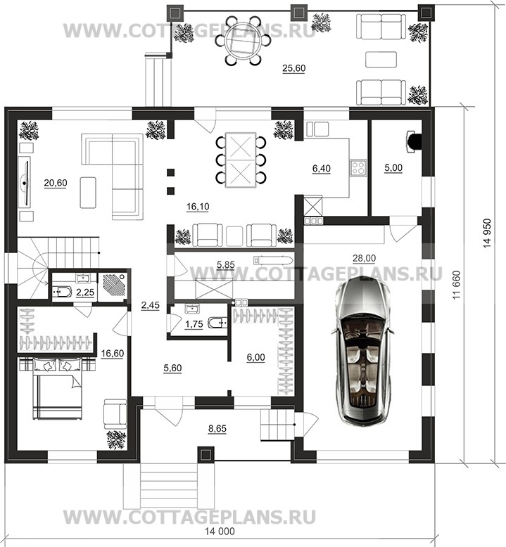 Поэтажные планы проект дома 106-72 общ. площадь 191,45м2