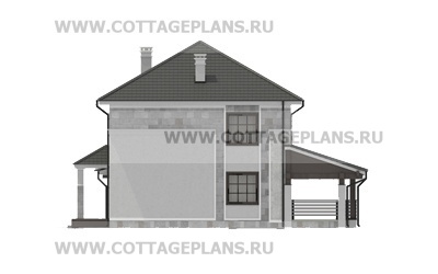 Фасады проект дома 102-29 общ. площадь 154,80 м2