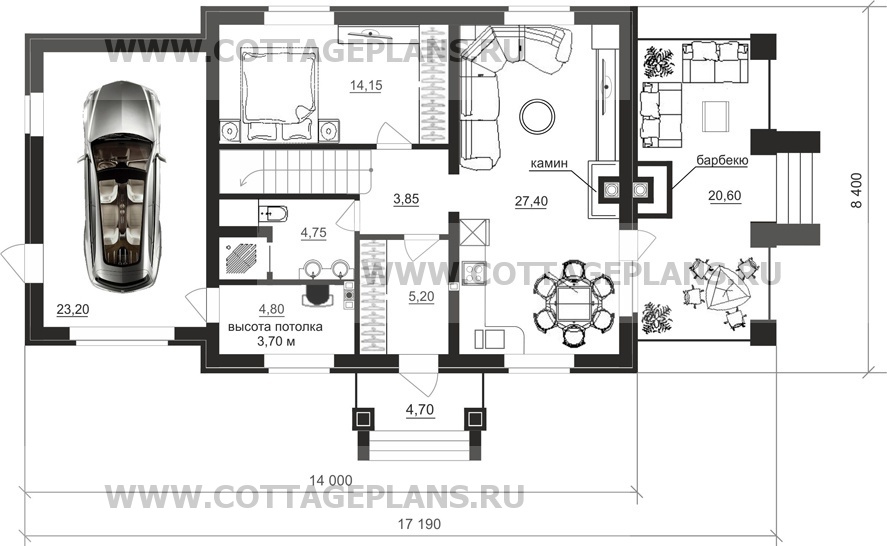 Поэтажные планы проект дома 92-34 общ. площадь 141,20 м2