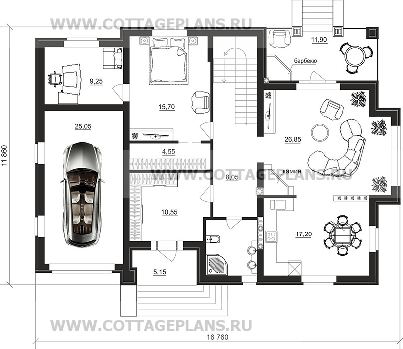 Поэтажные планы проект дома 71-98 общ. площадь 342,85 м2