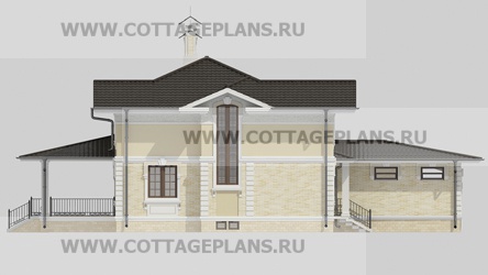 Фасады проект дома 13-64 общ. площадь 383,70 м2