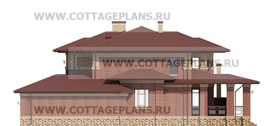 Фасады проект дома 100-31 общ. площадь 363,80 м2