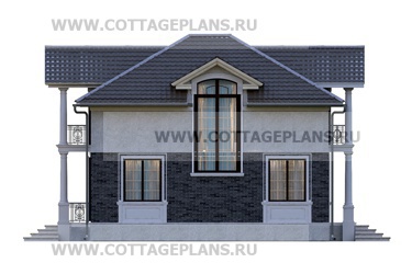 Фасады проект дома 21-93 общ. площадь 120,15 м2