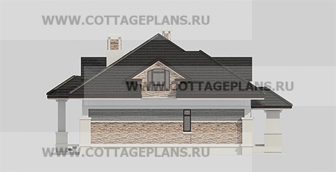 Фасады проект дома 75-60 общ. площадь 319,50 м2