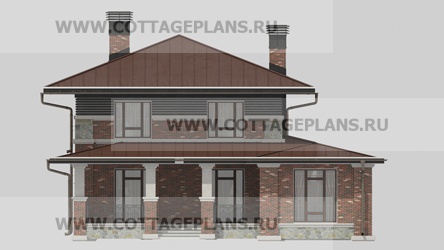 Фасады проект дома 15-17 общ. площадь 197,25 м2