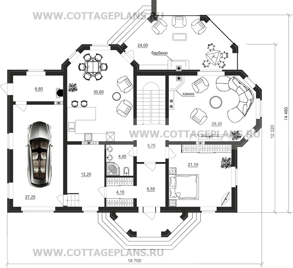 Поэтажные планы проект дома 96-10 общ. площадь 382,00 м2