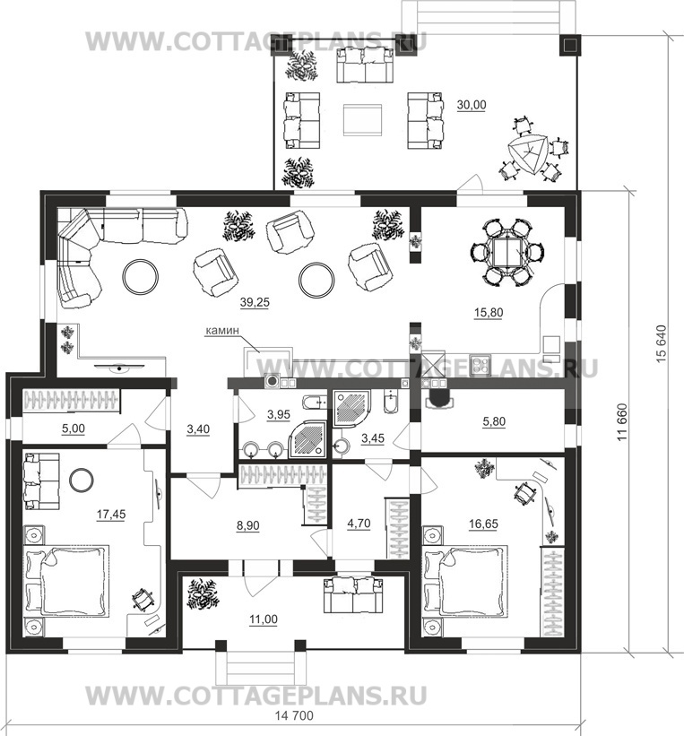 Поэтажные планы проект дома 13-33 общ. площадь 123,75 м2