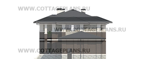 Фасады проект дома 201-81 общ. площадь 308,20 м2