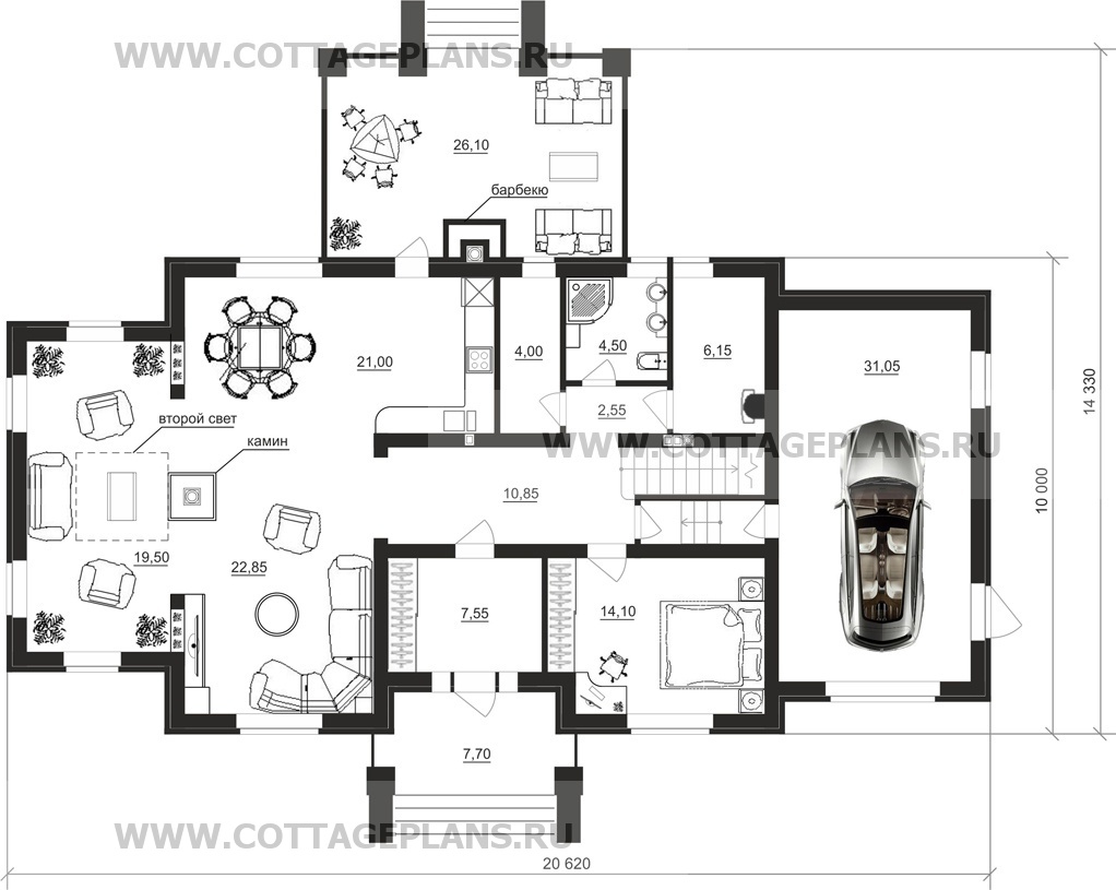 Поэтажные планы проект дома 29-63 общ. площадь 246,40 м2