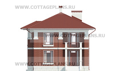 Фасады проект дома 97-58 общ. площадь 154,65 м2