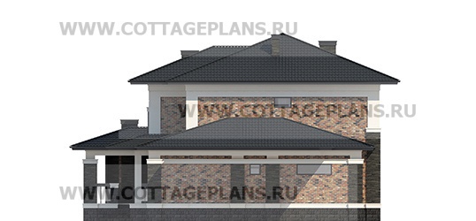 Фасады проект дома 202-70 общ. площадь 339,70 м2