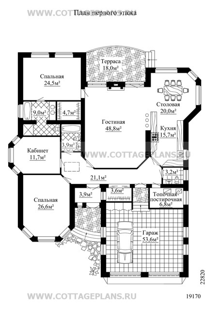 Поэтажные планы проект дома 49-54 общ. площадь 262,5 м2