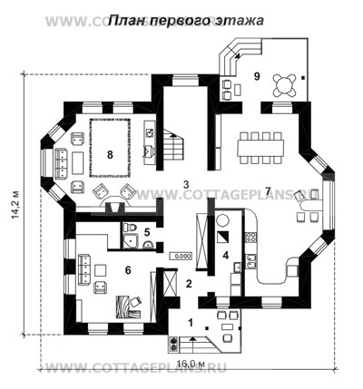 Поэтажные планы проект дома 46-62 общ. площадь 249,5м2