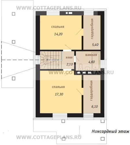 Поэтажные планы проект дома 34-94 общ. площадь 111,76м2