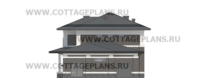 Фасады проект дома 105-17 общ. площадь 392,60 м2
