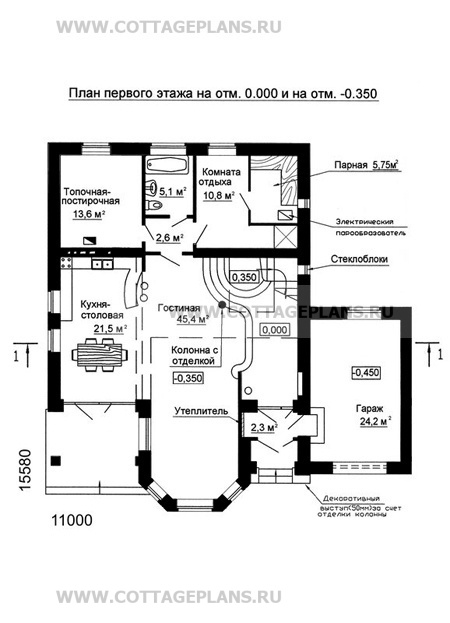 Поэтажные планы проект дома 34-35 общ. площадь 243,4м2