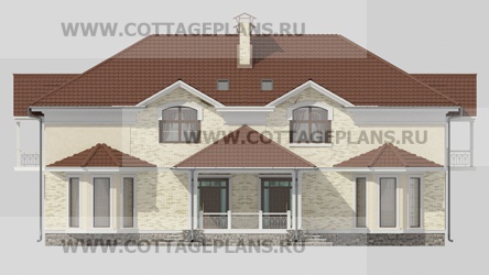 Фасады проект дома 26-05 общ. площадь 217,55 м2