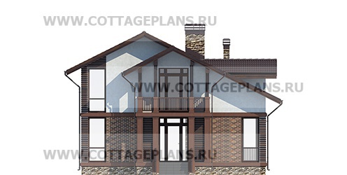 Фасады проект дома 76-46 общ. площадь 305,30 м2